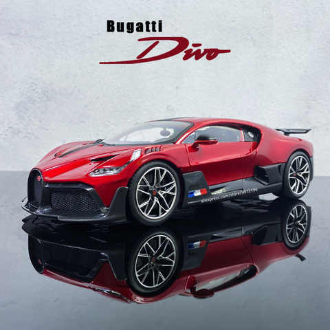 Bburago-supercoche Bugatti Divo 1:18, coche de simulación de aleación de metal, modelo coleccionable, regalos ► Foto 1/6