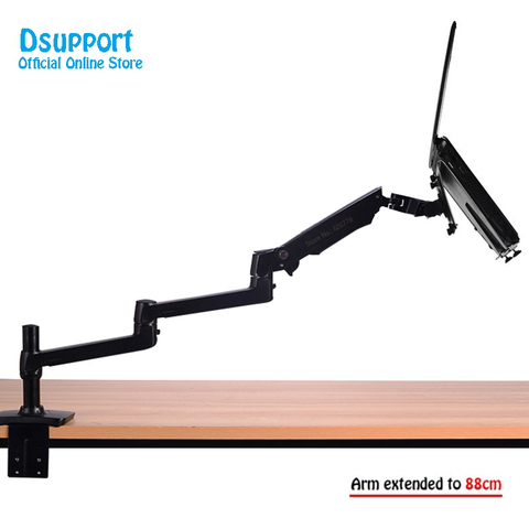 Soporte de escritorio de aleación de aluminio 8013T, brazo ultralargado de doble uso para ordenador portátil/Monitor, brazo de montaje de movimiento completo para Notebook ► Foto 1/6