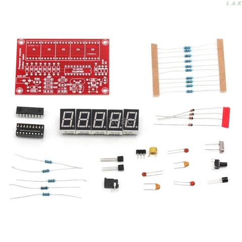 1Hz-50 MHz cristal oscilador frecuencia contador Meter 5 de LED Digital Kit M05 dropship ► Foto 1/6