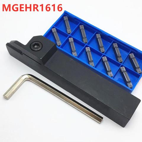 MGEHR1616-1.5 MGEHR1616-2 MGEHR1616-3 MGEHR1616-4 la herramienta del sostenedor + MGMN150 MGMN200 MGMN300 plaquita ranurada CNC fresadora de torno insertar ► Foto 1/6