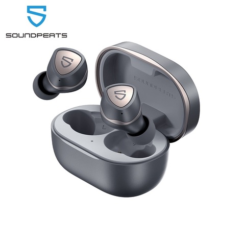 Soundpeats-auriculares inalámbricos con Bluetooth 5,2, audífonos con chip QCC3040 aptx-adaptable CVC 8,0, reducción de ruido, 45H de tiempo de reproducción ► Foto 1/6