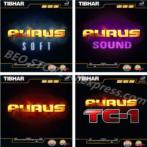 TIBHAR-esponja para tenis de mesa, esponja de goma para Ping Pong, con sonido suave y original, AURUS / AURUS ► Foto 1/6