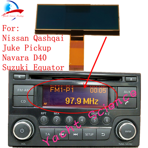 Reproductor de CD para Radio de coche, pantalla LCD, reparación de píxeles para Nissan Qashqai x-trail Frontier Nota Juke Dualis Navara Suzuki Equator ► Foto 1/6