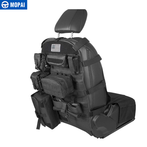 MOPAI remolque para Wrangler bolsa de almacenamiento de asiento de coche organización para Jeep Wrangler TJ JK JL JT accesorios universales ► Foto 1/5