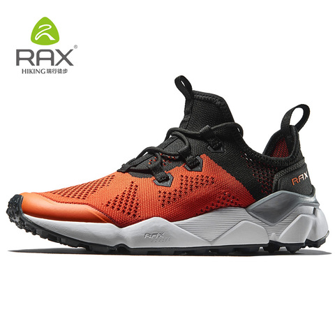 RAX 2017 nuevos zapatos impermeables de cuero de gamuza para hombre, zapatos de senderismo transpirables para senderismo al aire libre, zapatos de viaje para hombre ► Foto 1/6