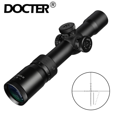 Mira para Rifle de caza Doctor 1,5-8X28 IR, telémetro de alambre, retícula, Mil puntos, mira telescópica táctica, resistente al agua ► Foto 1/6