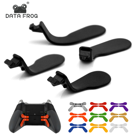 DATA FROG-paletas de botón de disparo de parachoques de Metal, pieza de repuesto, cerraduras de gatillo de pelo, removedor de mango para Controlador Xbox One Elite ► Foto 1/6