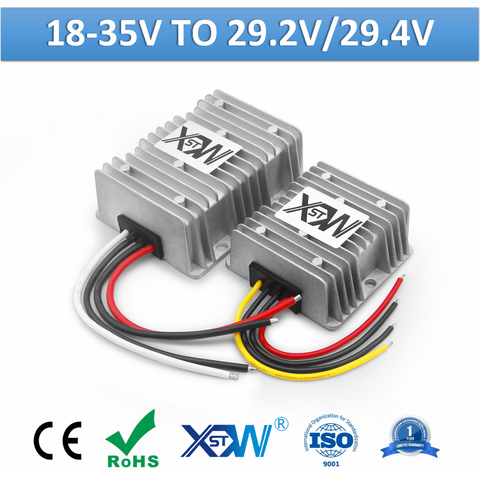 Cargador de batería de plomo de litio, convertidor de corriente constante 3A 5A 8A 10A 13A 16A 20A, DC 18-35v a 24v 29,2 v 29,4 v ► Foto 1/6