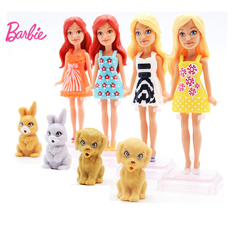 Accesorios originales de la serie de muñecas Barbie para niñas, Juguetes de cumpleaños para niños, Mini muñecas de ropa de Barbie, Boneca ► Foto 1/6