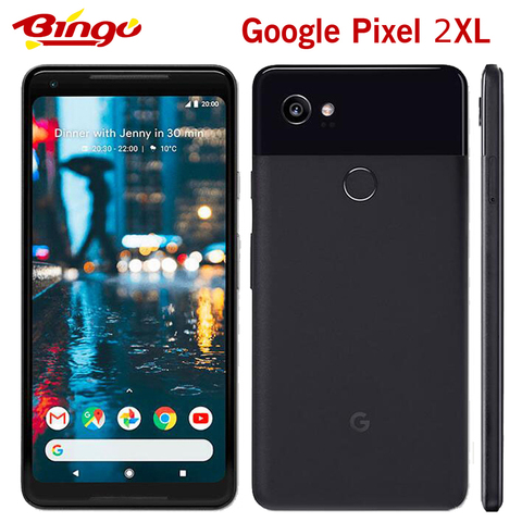 Google-teléfono móvil Pixel 2XL 4G LTE, Original, libre, pantalla de 6,0 pulgadas, móvil Android, ocho núcleos, Android OS, 4GB de RAM, 64GB de ROM, Tarjeta SIM única ► Foto 1/6