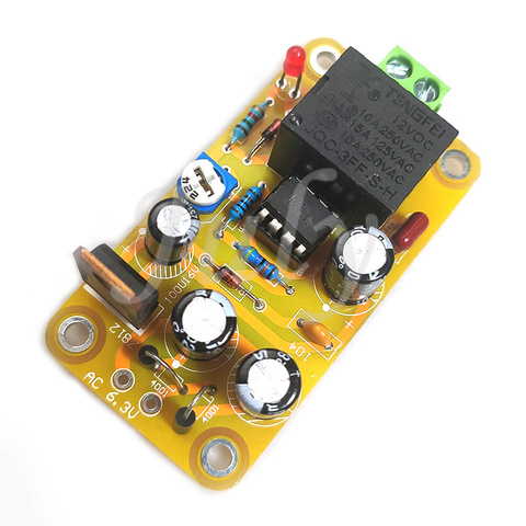 Placa de circuito de retardo de alto voltaje de arranque, placa de producto terminado para amplificador de tubo, relé de retardo de 0 ~ 3 minutos, JCDQ213N ► Foto 1/6