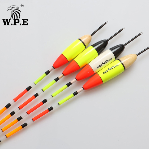 Nuevo flotador de pesca marca W.P.E 5 unids/lote, flotador de pesca Barguzinsky Fir, tamaño 5g/6g/7g/8g, aparejo de pesca Vertical de 28,5 cm-30,5 cm ► Foto 1/6