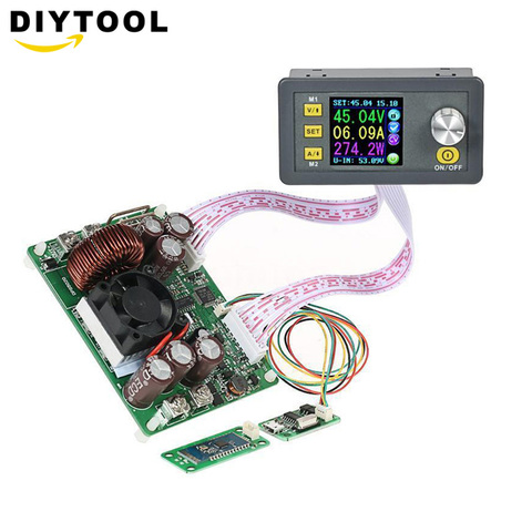 RD DPS5020 + USB + BT corriente de voltaje constante DC- DC fuente de alimentación de reducción, convertidor buck LCD voltímetro 50V 20A ► Foto 1/2