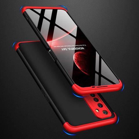 Funda de plástico duro para OPPO Realme 6 Pro 5 XT X2 X50 Pro, protección completa 360 a prueba de golpes, 3 en 1, para OPPO Realme C15 C11 ► Foto 1/6