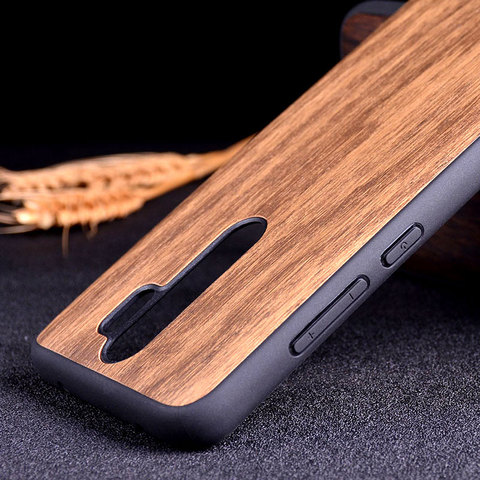 Vintage madera como para xiaomi Redmi Note 8 pro 8T 8A 7 6 6A 7A anti huella dactilar No sucio coque fundas redmi 5 plus ► Foto 1/6