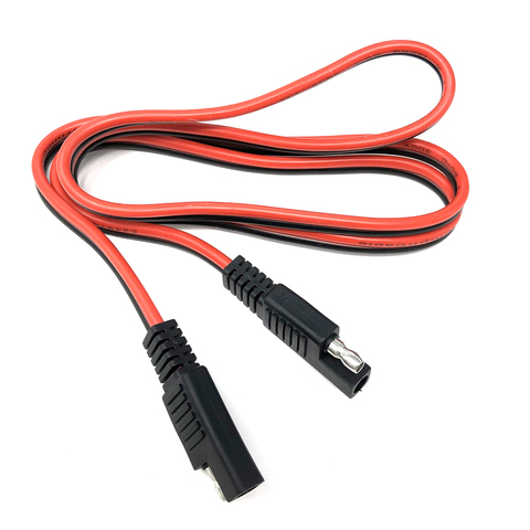 Cable de extensión de desconexión rápida, conectores de cargador de batería de 20a, recambio de extensión, 100CM, 14AWG, SAE a SAE ► Foto 1/6