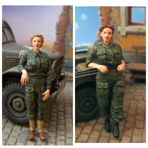 Grupo de enfermeras de Campo del Ejército de los Estados Unidos, 2 figuras, 1:35, Segunda Guerra Mundial ► Foto 1/1