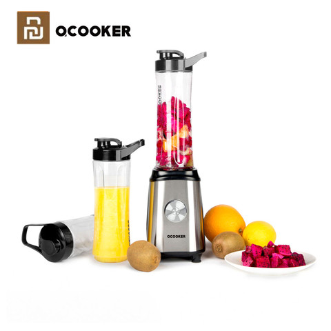 YOUPIN Ocooker-exprimidor portátil de frutas y cocina vegetal para bebé, máquina de cocina vegetal con interruptor de punto, acero inoxidable 304, máquina de sopa de 8 segundos ► Foto 1/6