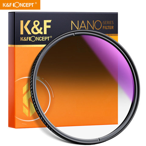 K & F Concept-filtro de densidad neutra 0,9 para cámara Sony Nikon, lente de 55mm 77mm 62mm, sin 