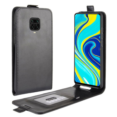 Funda Vertical de piel para Xiaomi Redmi Note 9S, carcasa de cuero con tapa para Xiaomi 10 Pro cc9 Note 10 Redmi Note 9 Pro Max ► Foto 1/6