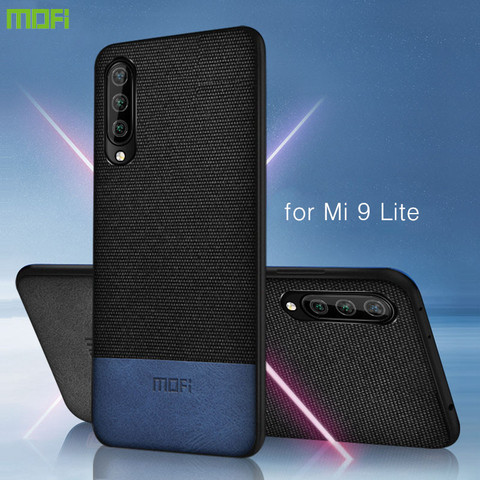 Para Xiaomi mi 9 Lite cubierta de la Caja a prueba de golpes MOFi original mi 9 Lite tela de tela shell capas de silicona anti- funda trasera dura de golpe ► Foto 1/6