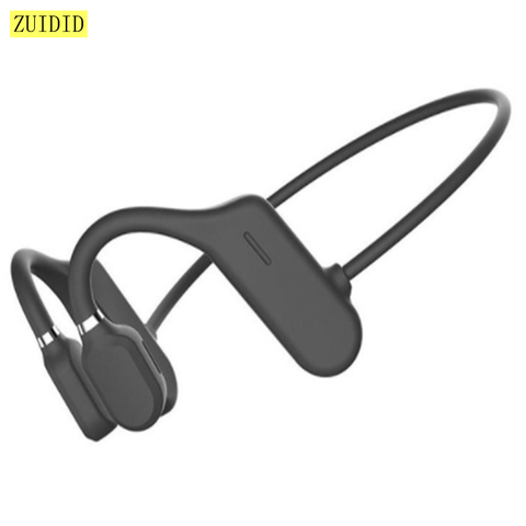 Auricular DYY-1 de conducción ósea, Cómodo auricular con Bluetooth 5,0, IPX6 impermeable, inalámbrico de deporte con micrófono ► Foto 1/6