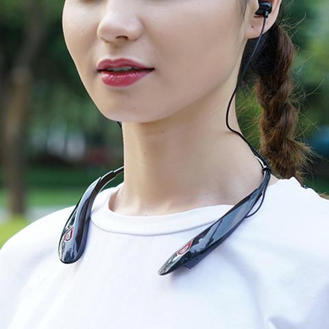 Y98 de banda para el cuello inalámbrico Bluetooth auricular estéreo de música deportes auriculares 2022 ► Foto 1/6