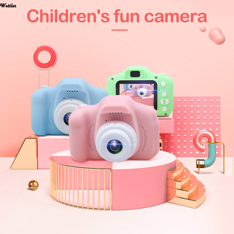 Mini cámara de vídeo de 2,0 pulgadas para niños, cámara de 1080P HD para niños y niñas, los mejores regalos de cumpleaños, cámara Digital para niños ► Foto 1/6