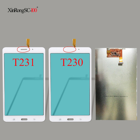 Panel de pantalla táctil LCD de 7 pulgadas, digitalizador de cristal para Samsung Galaxy Tab 4 7,0 T230 SM-T230 T231, reparación de SM-T231 ► Foto 1/3