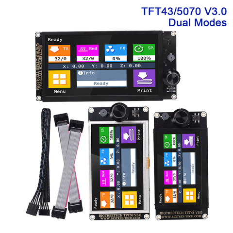 BIGTREETECH-pantalla de visualización táctil WIFI para impresora 3D piezas de impresora, TFT43, TFT50, TFT70, V3.0, para SKR V1.3, V1.4, MINI E3, ender 3, MKS TFT35, E3, V3 ► Foto 1/6