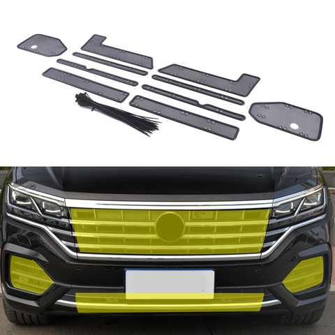 Para Volkswagen VW Touareg CR 2022-2022 accesorios de coche rejilla frontal insertar Red Anti-insectos polvo basura prueba protector interior de malla ► Foto 1/6