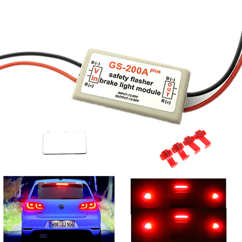 10-30 (V) vehículo GS-200A Led Flash estroboscópico controlador módulo intermitente Led Auto Rem luz de freno ► Foto 1/6