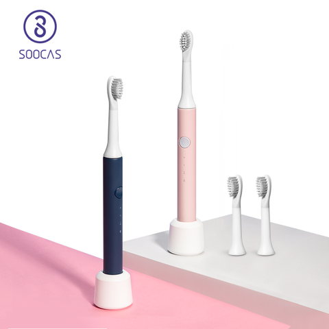 Xiaomi SOOCAS SO WHITE EX3 cepillo de dientes sónico eléctrico recargable USB cepillo de dientes recargable limpieza profunda impermeable X3 ► Foto 1/6