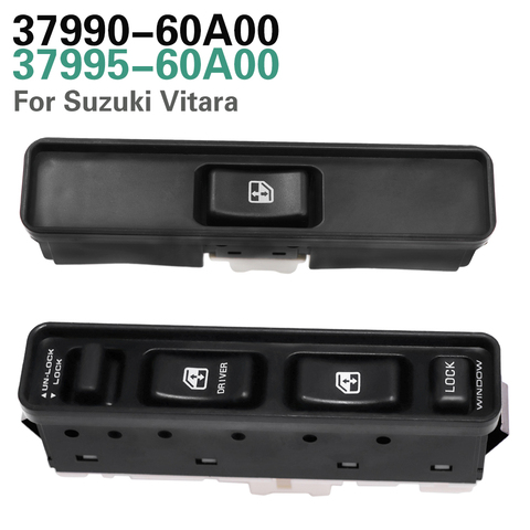 1 uds/2 uds coche eléctrico interruptor principal de Control de ventanilla izquierda derecha para Suzuki Vitara 1992-1998 37990-60A00 3799060A00 ► Foto 1/6