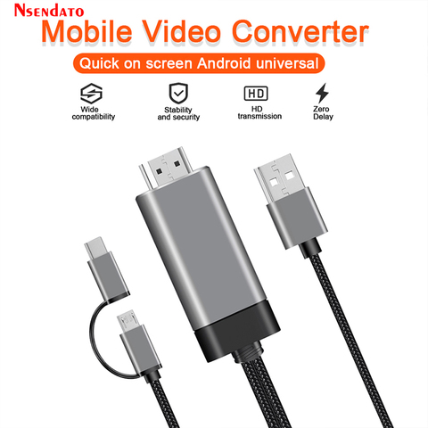 Mirascreen-Cable USB tipo C para pantalla de TV, accesorio LD29, transmisión HD, Dongle, & Play Plug, Mirroring Screen para Android HDTV ► Foto 1/6