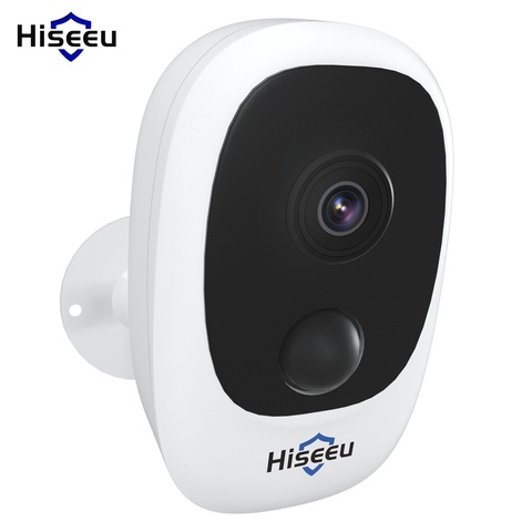 Hiseeu-cámara IP inalámbrica con batería de 1080P, videocámara IP recargable para exteriores, resistente al agua, con detección de movimiento, PIR ► Foto 1/6