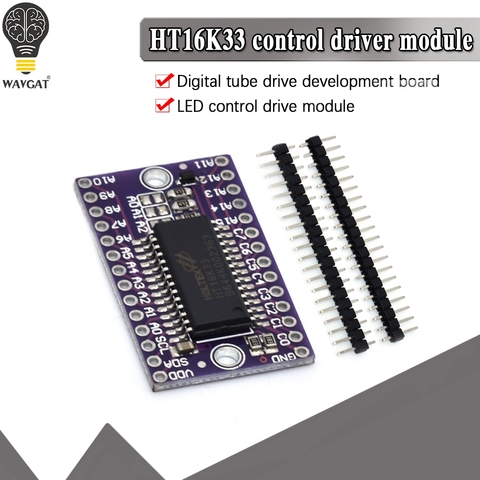 Módulo de Control de matriz de puntos LED HT16K33, controlador de tubo Digital ► Foto 1/6