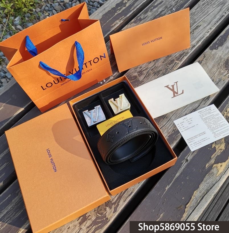 Las mejores ofertas en Cinturones de tamaño 34 Louis Vuitton para