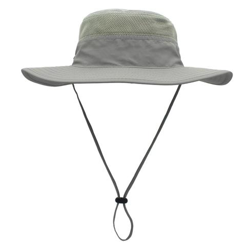 Conectyle-Sombrero de sol con ala ancha para hombre y mujer, gorra de pescador transpirable, unicolor, ajustable, a prueba de viento, de pesca, UPF 50 + ► Foto 1/6