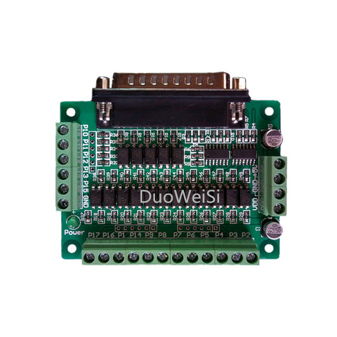 Aislamiento fotoeléctrico de placa de interfaz paralela CNC (admite KCAM4 , EMC2/linuxcnc) ► Foto 1/1