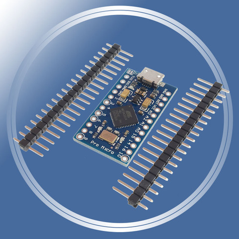 Módulo Micro Pro de 3,3 V, 8Mhz, para Arduino ATmega32U4, 5V/16MHz, con cabezal de 2 pines de fila para Leonardo, nuevo ► Foto 1/6