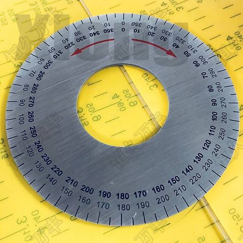 Diámetro exterior: 150 mm de las agujas del reloj y contra las agujas del reloj de disco de escala de línea de máquina herramienta Dial avión Dial 150 #60 #2 ► Foto 1/3