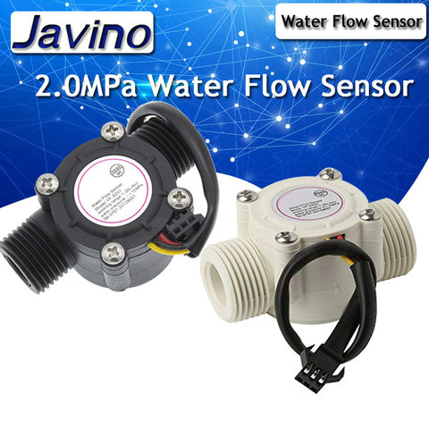 Medidor de flujo de líquido, interruptor de Sensor de flujo 1-30L/min 2.0MPa, Sensor de Flujo de Agua, DC 5-18V, Sensor de flujo de Hall, Control de agua, YF-S201 ► Foto 1/6