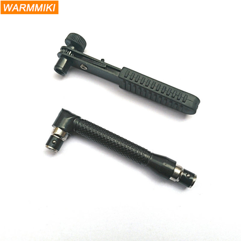 WARMMIKI, llave de carraca rápida 1/4 y L, cabeza aprobada por el viento, destornillador, polo, manga Simple, torsión manual, Mini herramientas de carpintería ► Foto 1/6