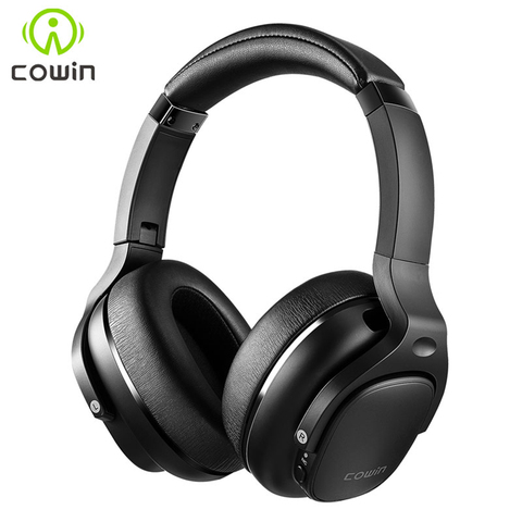 COWIN-auriculares inalámbricos E9 con Bluetooth, dispositivo con cancelación activa de ruido y micrófono, Aptx Sonido HD ► Foto 1/6