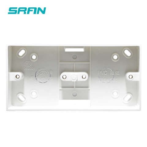 SRAN-caja de montaje externo, 172mm * 86mm * 33mm para 86 tipos, interruptores dobles o enchufes aplicables para cualquier posición de superficie de pared ► Foto 1/5