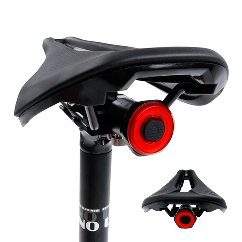 Newboler-Faro LED inteligente para bicicleta, para parte trasera, con sensor de arranque/parada, IPX6, para ciclismo, con carga USB ► Foto 1/6