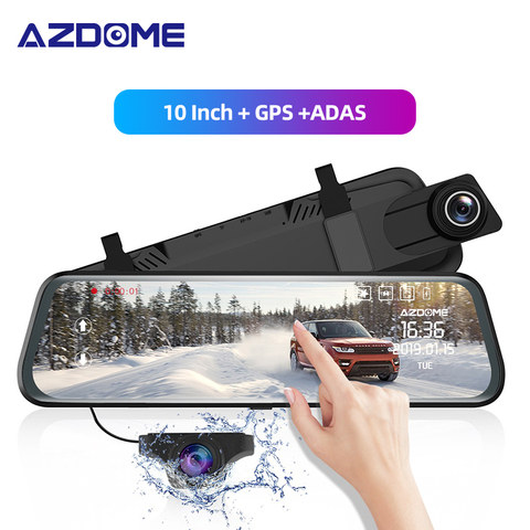 AZDOME-Cámara de salpicadero frontal 1080P y coordenadas ADAS AZDOME, grabadora de vídeo, súper cámara de visión nocturna con sensor G ► Foto 1/1