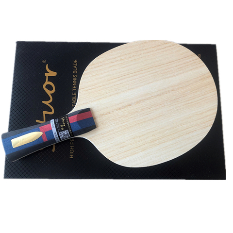 Stuor Lin Gaoyuan 7Plys Arylate, raqueta de tenis de mesa de fibra de carbono, raqueta de Ping Pong, ataque rápido, accesorios de tenis de mesa, Logo dorado ► Foto 1/6