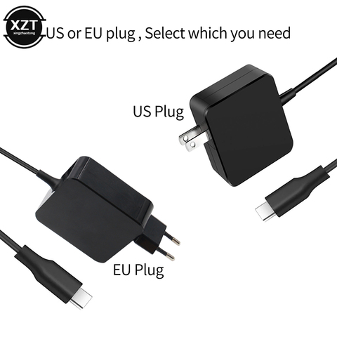 Adaptador de corriente para teléfono portátil, cargador de 65W, máx. 60W, 45w, 3A, USB tipo C, para MacBook, ASUS, ZenBook, lenovo, Xiaomi air, HP, Sony Power ► Foto 1/6